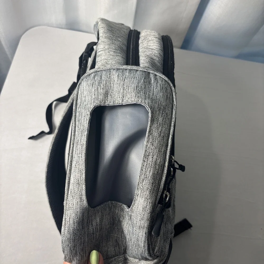 Eddie Bauer First Adventure Backpack Baby Diaper Bag Gray‎ Black Waterproof 16